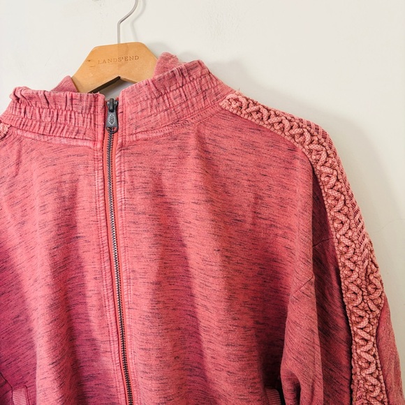 NWF $120 Free People Mountain high Cable Hoodie L - Picture 5 of 16